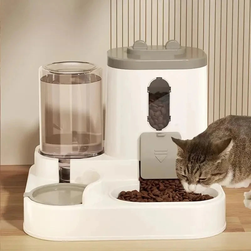 Dog & Cat Automatic Feeder & Waterer Set