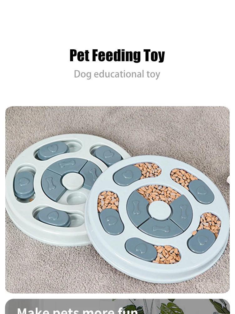 Pet Feeder Dog Educational Toys Increase Puppy Intellectual Food Dispenser