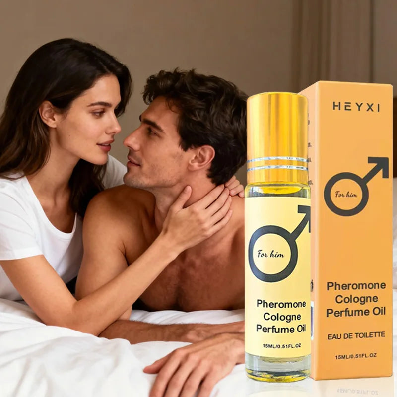 Pheromone Cologne Perfume Oil, lasting fragrance for men and women, portable travel clothes, romantic atmosphere perfume