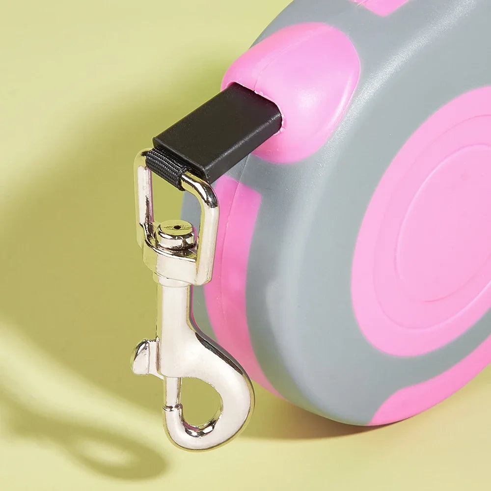 Dog Leash Strong Nylon Puppy Lead -Automatic Retractable Durable