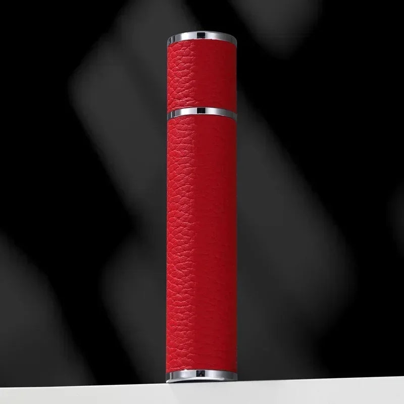 10ML Portable Compact Leather Perfume Bottle Multipurpose Sprayer Refillable Empty Perfume Atomizer for Travel Outdoor Container