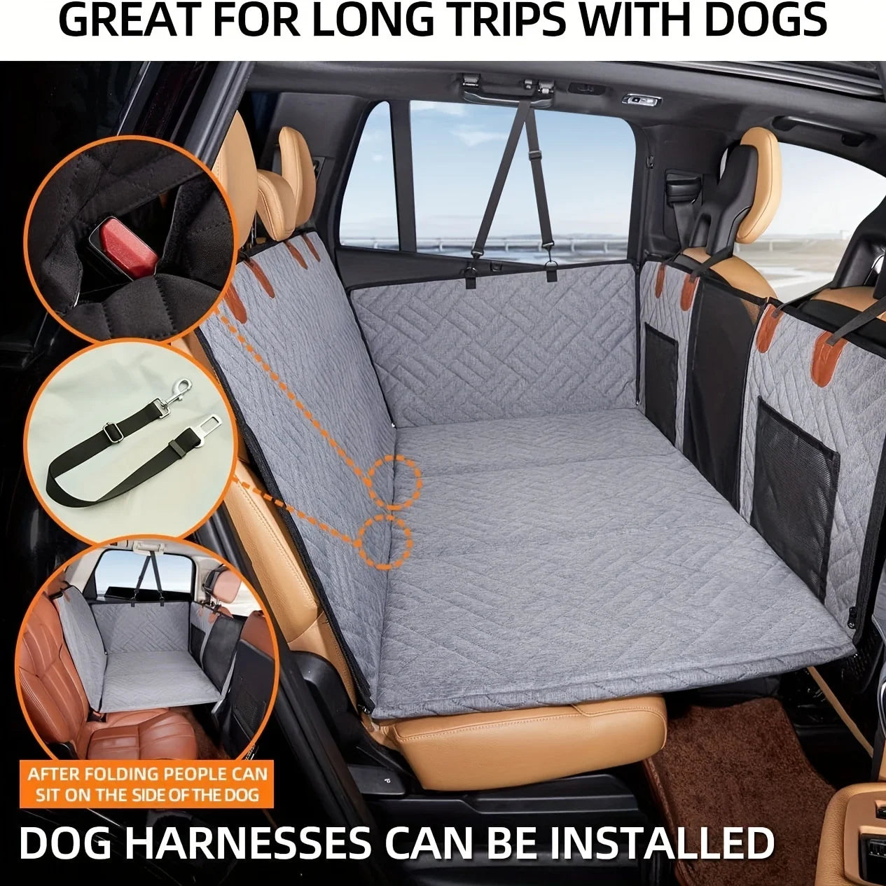Dog Seat Cover Car Seat Cover For Pets,Waterproof Pet Seat Cover Hammock