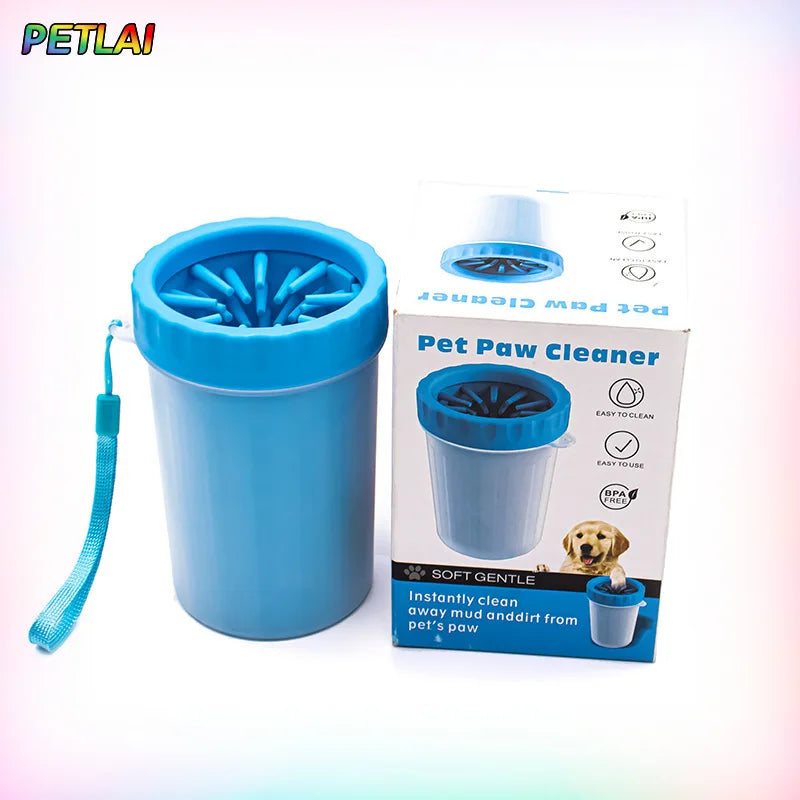 Dog paw cleaner foot rotate deep wash cup