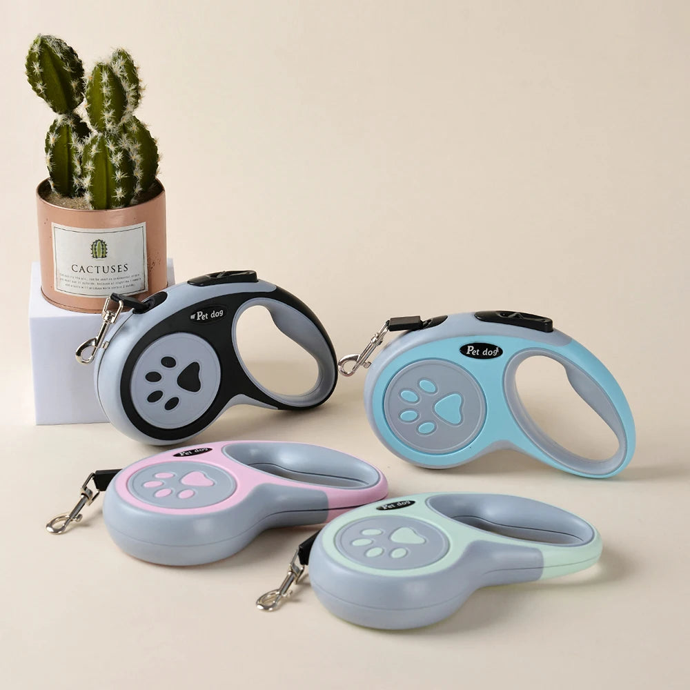 Nylon Pet Dog Leash Automatic Retractable Extending Rope