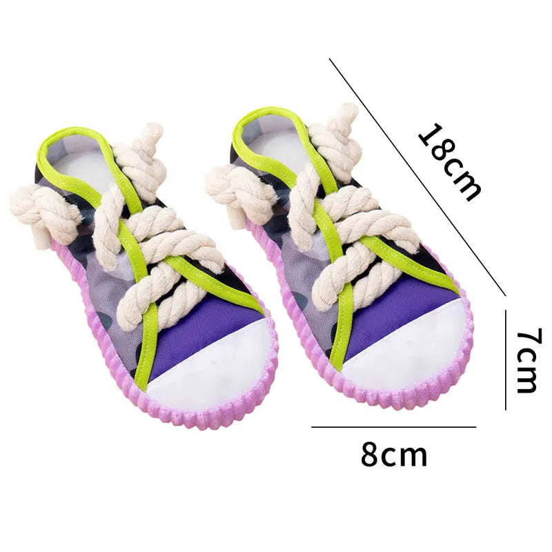 Shoes Knot Cotton Rope Dog Toy