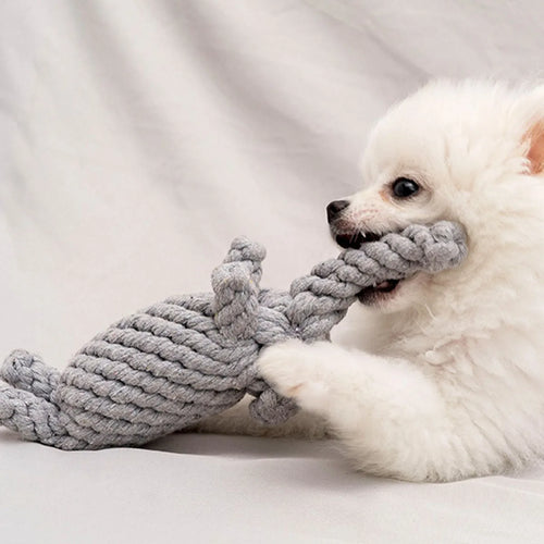1pcR ope knot grinding teeth resistant hand-woven animal cotton rope