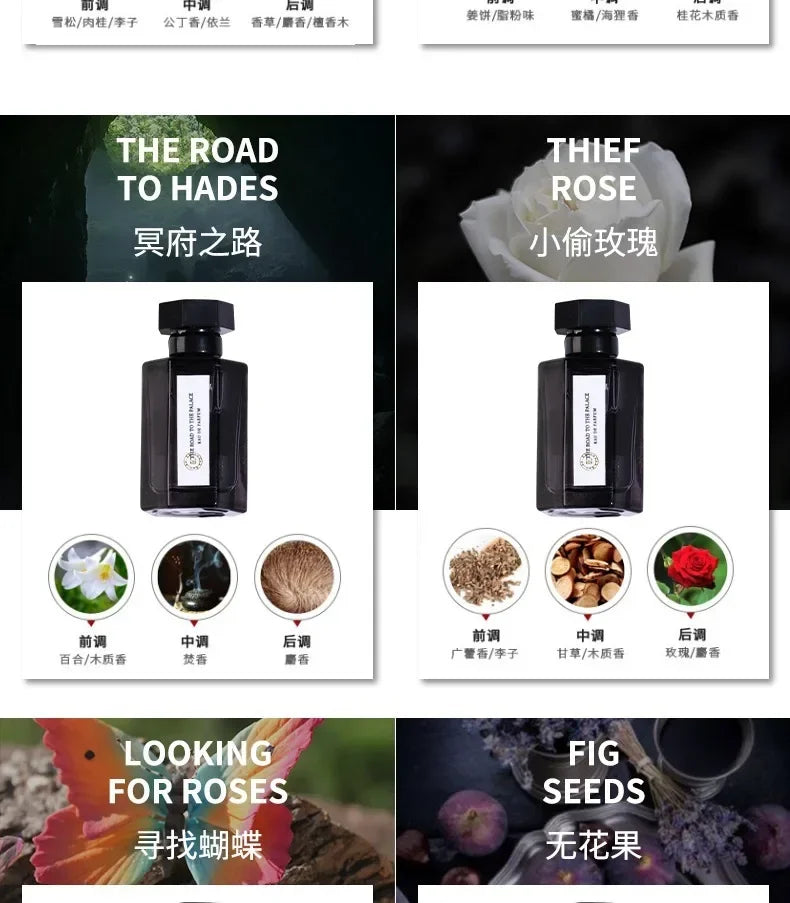 7.5ml Samples Perfume Original Women Men Luxury Long Lasting Floral Fruity Aroma Atomizer Perfumes Natural Body Spray Fragrance