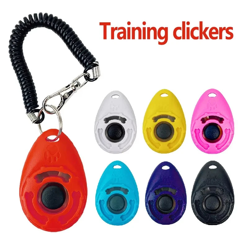 Dog Training Clicker Aid Adjustable WristStrap