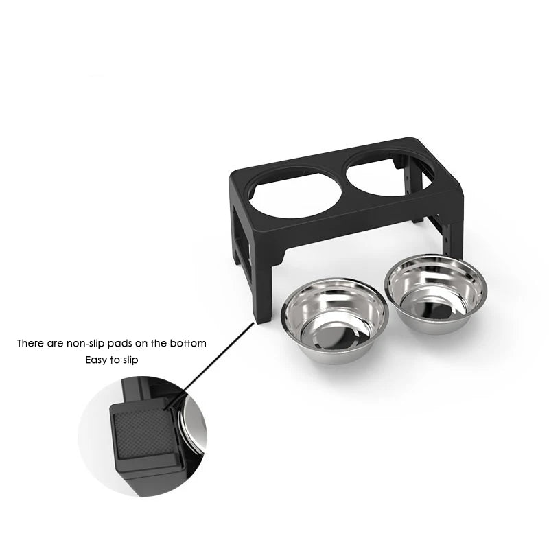 BOOTEELY Elevated Dog Feeder Bowls